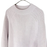 画像をギャラリービューアに読み込む, 【中古】COS コス ウール100％ クルーネックニット 長袖 ライトグレー i1120h0035
