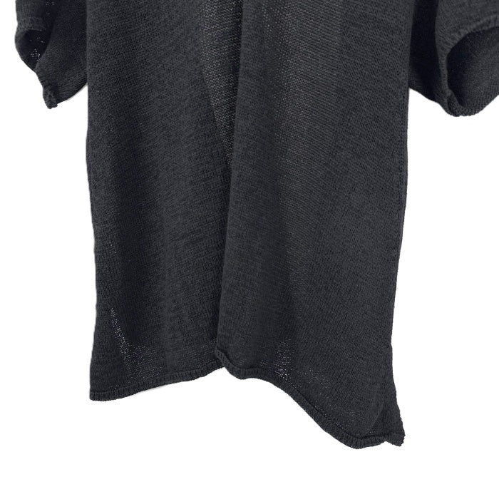 【中古】イエナ IENA カーディガン 半袖 羽織り ボタンレス ボレロ ブラック 黒 i0807n0153