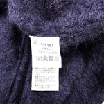 将图片加载到图库查看器，【中古】OUVRAGE CLASSE ウヴラージュクラス 起毛ニット プルオーバー ネイビー 紺 i1229m0048
