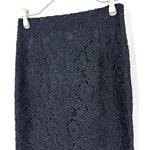 Load image into Gallery viewer, 【中古】アナイ ANAYI 総レースタイトスカート カットワークレース 上品 ネイビー 紺 i0811y0056
