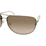 Load image into Gallery viewer, 【中古】プラダ PRADA サングラス ティアドロップ ブラウン グラデーションレンズ ケース付き j0115lq01049
