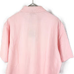 将图片加载到图库查看器，【中古】バーバリー BURBERRY ポロシャツ 半袖 タグ付き ライトピンク パステル i0718aq00524
