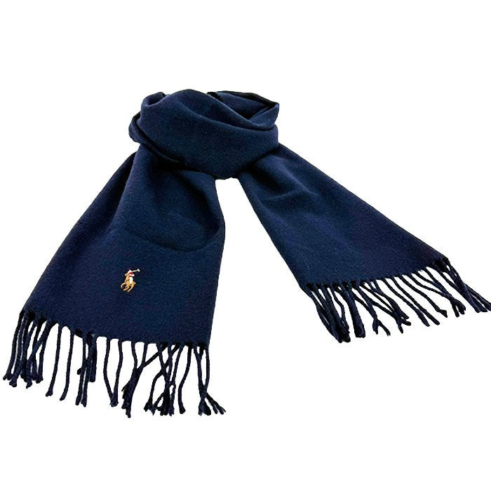 【中古】Polo Ralph Lauren ポロラルフローレン マフラー ウール ギフト 防寒 i0410wq0393