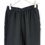 Load image into Gallery viewer, 【中古】フレームワーク FRAMeWORK カジュアルパンツ ドット シアージャガード生地 ブラック 黒 i0623k0140
