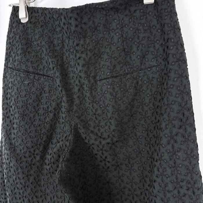 【中古】ジョセフ JOSEPH キュロット カットワークレース 総レース ブラック 黒 i0703n0042