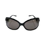 Load image into Gallery viewer, 【中古】ロエベ LOEWE サングラス 黒縁 大きめレンズ サイドステッチ風 ブラック 黒 i0429wq02120
