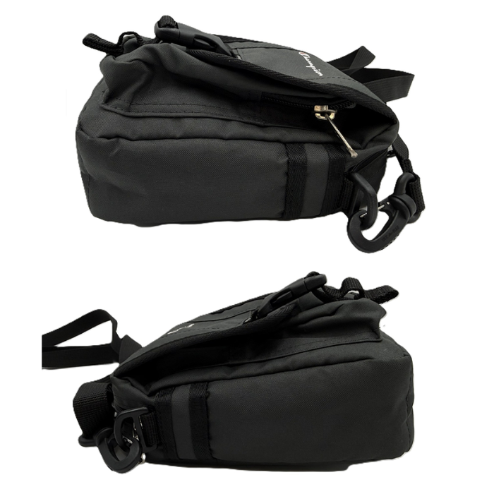 【中古】Champion チャンピオン ショルダーバッグ ミニポーチ サコッシュ ブラック ナイロン i0731wq0325