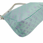 将图片加载到图库查看器，【中古】russet ラシット ショルダーバッグ ミントグリーン ナイロン×レザー 軽量 i1012oq0085
