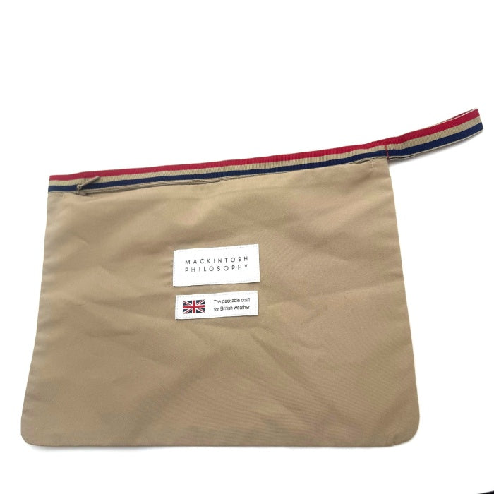 【中古】マッキントッシュフィロソフィー MACKINTOSH PHILOSOPHY スプリングコート ステンカラー ポーチ付き ベージュ系 i0410wq01410