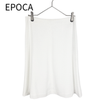 Load image into Gallery viewer, 【中古】エポカ EPOCA フレアスカート ホワイト 白 44 Lサイズ相当 ミモレ丈 i0911n0076
