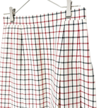 画像をギャラリービューアに読み込む, 【中古】ブラミンク BLAMINK チェックスカート ウール100% サイズ38 未使用 i1031h01472
