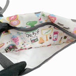 画像をギャラリービューアに読み込む, 【中古】LeSportsac レスポートサック ショルダーウォレット お財布ポシェット 総柄 ホワイト j0223tq0135
