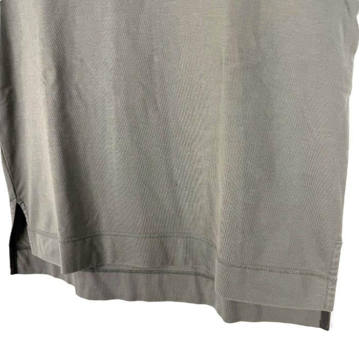 【中古】ドゥロワー Drawer  ノースリーブ カットソー レディース トップス グレー カーキ スリット クルーネック シンプル カジュアル