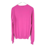 将图片加载到图库查看器，【中古】ドゥロワー Drawer ニットカーディガン カシミヤ クルーネック ピンク ビビッドカラー i0925i00915
