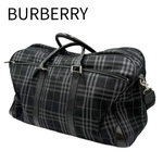 画像をギャラリービューアに読み込む, 【中古】BURBERRY バーバリー ボストンバッグ チェック 2WAY ショルダー付き j0417aq01287
