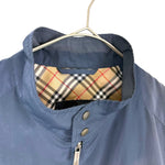 Load image into Gallery viewer, 【中古】バーバリーゴルフ BURBERRY GOLF ベスト フルジップ ハイネック ジャンパーベスト くすみネイビー i0627aq01527
