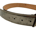 将图片加载到图库查看器，【中古】グッチ GUCCI ベルト バンブーバックル メタリック GGマーク ブロンズ ゴールド i0522lq01466
