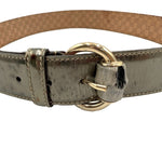 将图片加载到图库查看器，【中古】グッチ GUCCI ベルト バンブーバックル メタリック GGマーク ブロンズ ゴールド i0522lq01466
