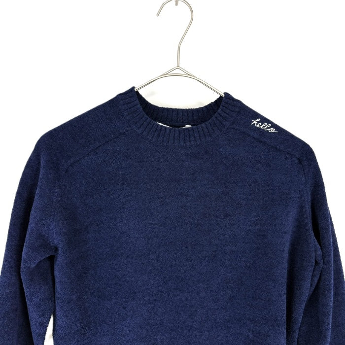【中古】マディソンブルー MADISONBLUE カジュアルニット HELLO CREW L/S PO MOLE ネイビー 紺 i0818o00535