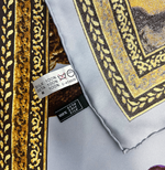 画像をギャラリービューアに読み込む, 【中古】GIANFRANCO FERRE ジャンフランコフェレ スカーフ シルク100% j0223tq0266
