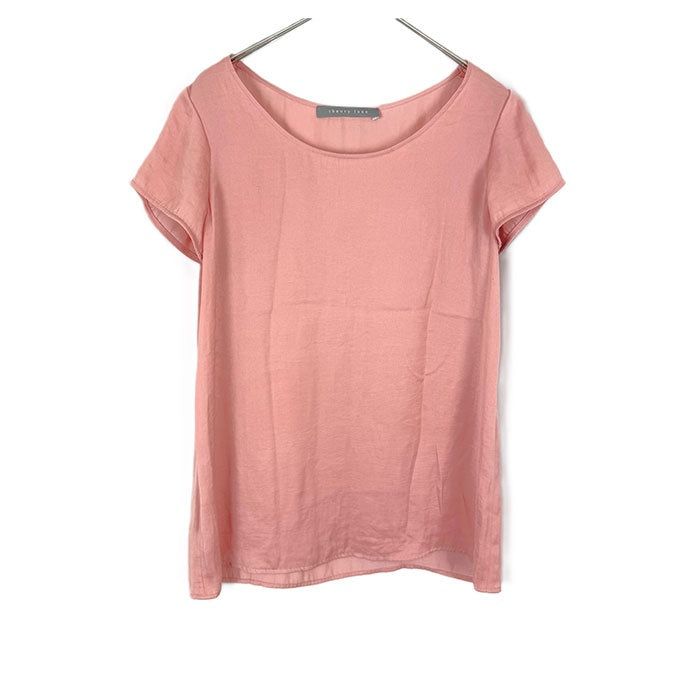 【中古】セオリーリュクス Theory luxe ブラウス プルオーバー ボタン無し くすみピンク i0703n0193