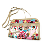 Load image into Gallery viewer, 【中古】LeSportsac レスポートサック ショルダー 斜めがけ ポーチ ウォレット 多収納 軽量 i0731wq0315
