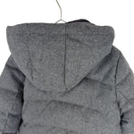 将图片加载到图库查看器，【中古】La TOTALITÉ ラ トータリテ ダウンジャケット リバーシブル グレー ウール i0410wq0094
