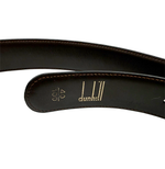 Load image into Gallery viewer, 【中古】ダンヒル Dunhill ベルト レザー ブラック ゴールド シルバー ロゴ j0712oq01430
