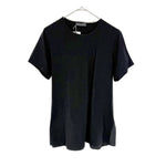 将图片加载到图库查看器，【中古】ヨーコチャン YOKO CHAN 半袖カットソー 後ろペプラム シンプル 可愛い ブラック 黒 i0818n00112
