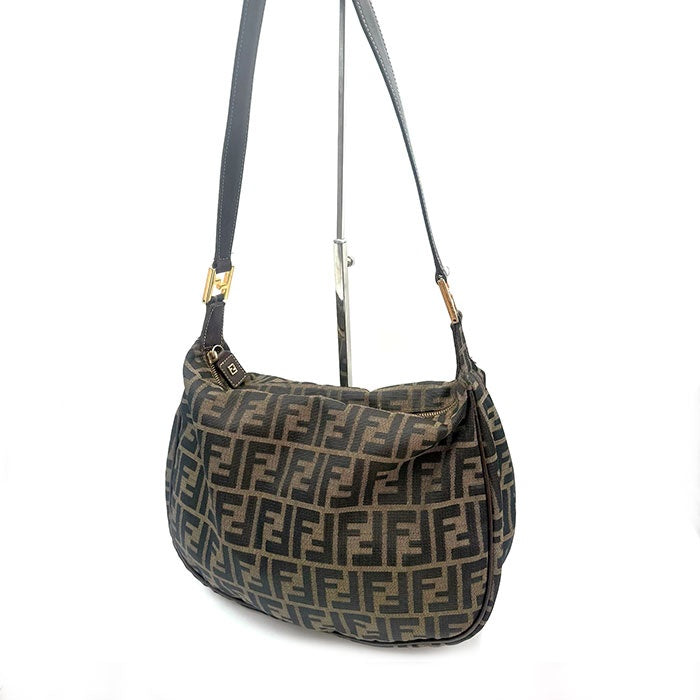 フェンディ FENDI ワンショルダーバッグ ズッカ柄 FFロゴ ブラウン系 中古】フェンディ FENDI ワンショルダーバッグ ズッカ柄 FFロゴ