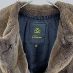 将图片加载到图库查看器，【中古】Drawer ドゥロワー ファージャケット ブラウン ショート丈 毛皮 i1117s001156
