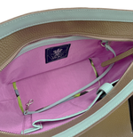 将图片加载到图库查看器，【中古】A.D.M.J エーディーエムジェイ ショルダーバッグ ベージュ系 レザー 斜めがけ i1029pq013120
