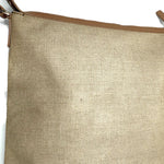 画像をギャラリービューアに読み込む, 【中古】ブルガリ BVLGARI ショルダーバッグ コレツィオーネ ヘリンボーン 縦長 ナチュラル ベージュ系 i0601oq00957
