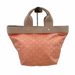 将图片加载到图库查看器，【中古】russet ラシット トートバッグ オレンジ 総柄 ナイロン 軽量 ハンドバッグ i1012oq00617
