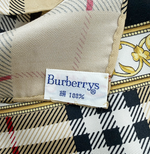 将图片加载到图库查看器，【中古】Burberrys バーバリーズ シルク スカーフ ベージュ ノバチェック 大判 シルク i0907oq02250
