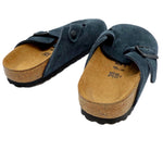 Load image into Gallery viewer, 【中古】ビルケンシュトック BIRKENSTOCK ボストン サンダル スエード 未使用 くすみネイビー i0717n00321

