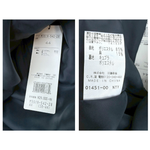 画像をギャラリービューアに読み込む, 【中古】エポカ EPOCA フレアスカート ストレッチ ミディ丈 ⁪未使用 ネイビー 紺 i0807n0258
