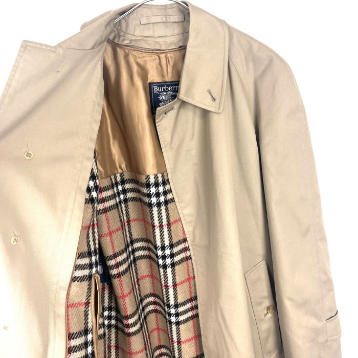 【中古】バーバリー BURBERRY トレンチコート ライナー付き ステンカラーコート ベージュ h0916aq00444