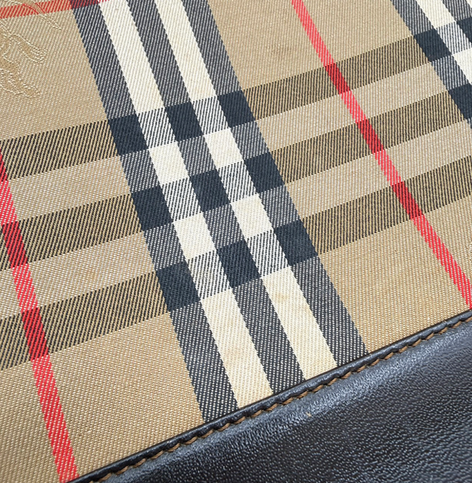 【中古】バーバリー BURBERRY ハンドバッグ ノバチェック チェック柄 トートバッグ i0922lq00582