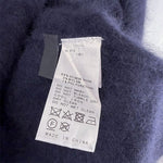 将图片加载到图库查看器，【中古】NOBLE ノーブル ラクーン混 起毛カーディガン ネイビー 羽織り 紺 i1229m00614
