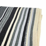 画像をギャラリービューアに読み込む, 【中古】COMME CA MEN コムサメン マフラー ストライプ グレー系 アクリル i1124tq01410
