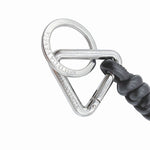 Load image into Gallery viewer, 【中古】ボッテガヴェネタ BOTTEGA VENETA キーリング トライアングル カラビナ レザー ブラック j0805dq009132
