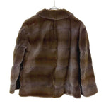 将图片加载到图库查看器，【中古】Drawer ドゥロワー ファージャケット ブラウン ショート丈 毛皮 i1117s001156
