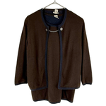 画像をギャラリービューアに読み込む, 【中古】Hermès エルメス アンサンブル リバーシブル ニットカーディガン カシミヤ100％ i1219h00175
