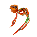 画像をギャラリービューアに読み込む, 【中古】エルメス HERMES プリーツスカーフ 六分儀 シルク オレンジ マルチカラー 箱付き j0215pq024104
