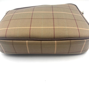 【中古】バーバリー BURBERRY ショルダーバッグ タマムシ ポシェット Burberrys レトロ ベージュ系 ブラウン h1021hq02060