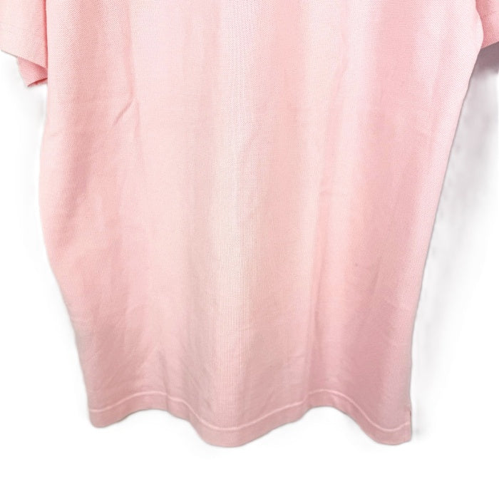 【中古】バーバリー BURBERRY ポロシャツ 半袖 タグ付き ライトピンク パステル i0718aq00524