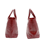 画像をギャラリービューアに読み込む, 【中古】HIROFU ヒロフ レザー トートバッグ 赤 レッド 本革 シンプル i1029pq02540
