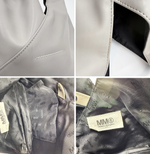 画像をギャラリービューアに読み込む, 【中古】メゾンマルジェラ Maison Margiela MM6 レザー ジャパニーズバッグ ハンドバッグ グレー j0814aq00386
