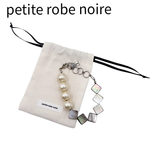画像をギャラリービューアに読み込む, 【中古】プティローブノアー petite robe noire ブレスレット パール シェル j0721s01723
